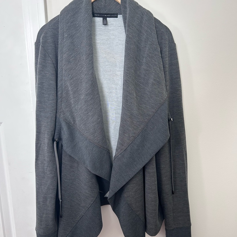 White House Black Market Charcoal Cardigan
